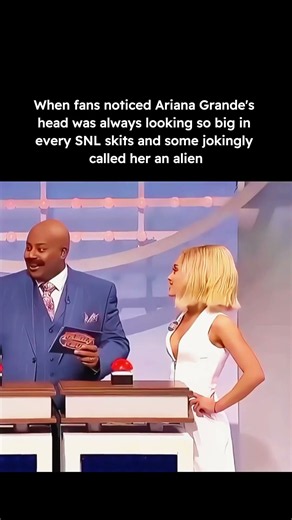 fans jokingly call ariana grande an alien because of SNL skits #arianagrande