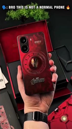 Unboxing the POCO X7 Pro Iron Man Edition (Marvel Special) #unboxing #pocox7series #shortvideo