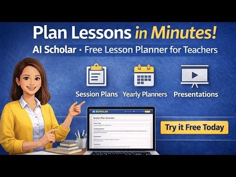 Transform Your Teaching with AI Scholar: Plan Smarter, Not Harder!