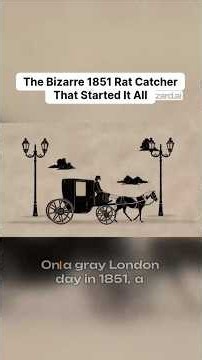 The Bizarre 1851 Rat Catcher That Started It All #rats #viral #trending