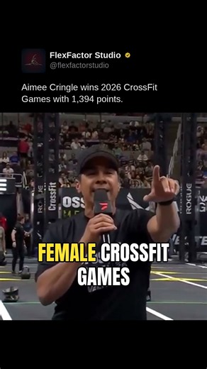 Aimee Cringle wins 2026 CrossFit Games with 1,394 points.