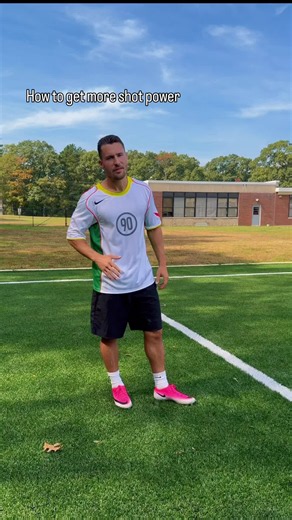 One fix ❌ for a more powerful shot Don’t stop your movement at contact. Step through the ball and let your momentum continue toward the target. Save this for your next finishing session ✅ #Soccer #shooting #football #fyp