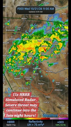 RARE Level 3 Severe Threat Hits Arizona TODAY ⚠️