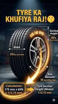 Know your TYRE / अपने TYRE को जाने #shorts #automobile #car