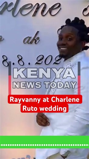 Rayvanny at Charlene Ruto’s Koito wedding in Kilgoris #rayvanny