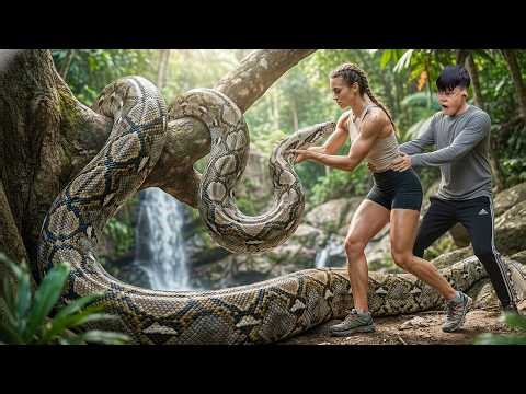 Shocking! Discovered a Giant Python, Woman Tamed It with Bare Hands - What Happens Next?