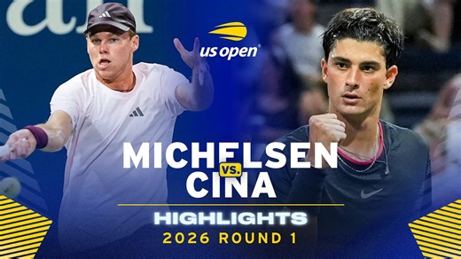 Alex Michelsen vs. Federico Cina Highlights | 2026 US Open Round 1