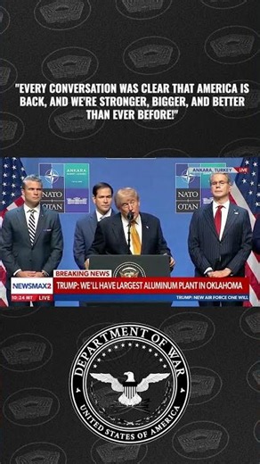 President Trump "EVERY CONVERSATION WAS CLEAR THAT AMERICA IS BACK"