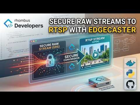 Rhombus DEV - Convert Secure Raw Streams (SRS) to RTSP on Raspberry Pi 5 | EdgeCaster by Rhombus