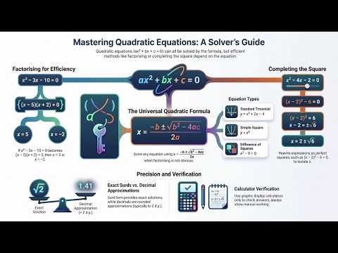 Solving quadratic equations - Cambridge IGCSE International Mathematics 0580 Ace The Exams Cambridge