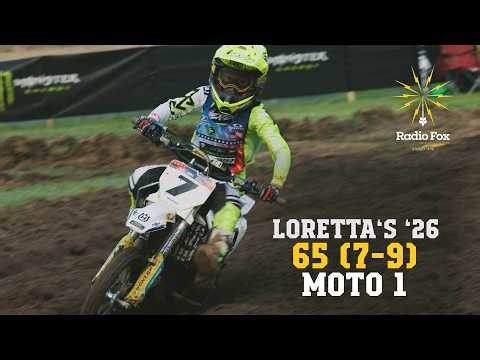Meet the Future of Motocross | 65 (7-9) Moto 1 Highlights from Loretta Lynn's