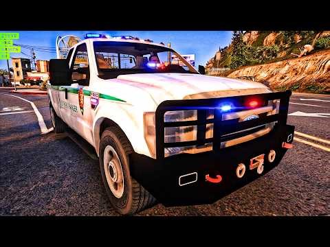 INSANE Park Ranger F350 Patrol… This Got OUT OF CONTROL! 🤯🚔🌲 | GTA 5 Mods LSPDFR