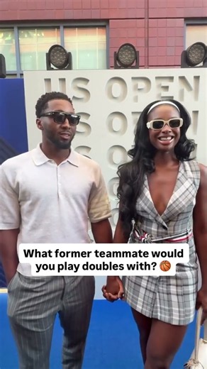 Now Donovan has to return a Coco Gauff serve 👀