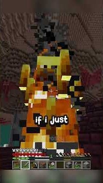 Minecraft, But Damage Is Reflected… #shorts