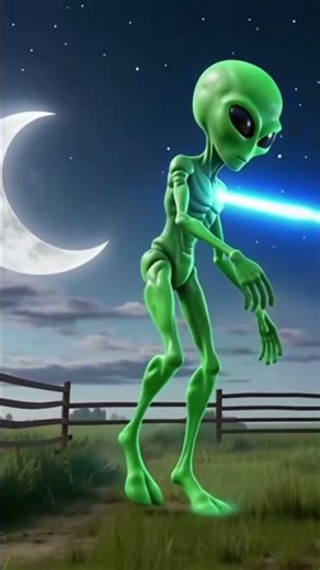 Alien with lasers coming out of its chest