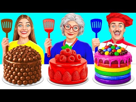 Me vs Grandma Cooking Challenge | Crazy Hacks and Recipes by TeenDO Challenge