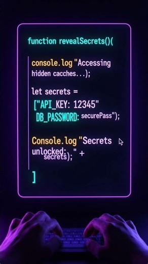 JavaScript console.log secrets caches #Shorts #CodeCraft