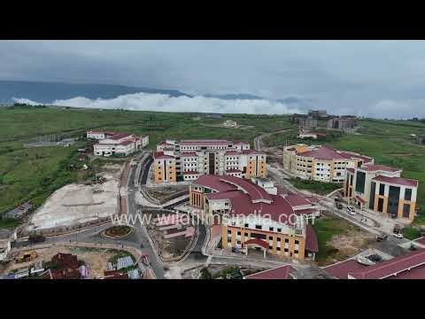 NIT Campus Meghalaya in aerial view: Is Meghalaya taking on much too large development projects?