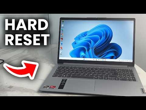 How To Hard Reset Your Laptop - Tutorial