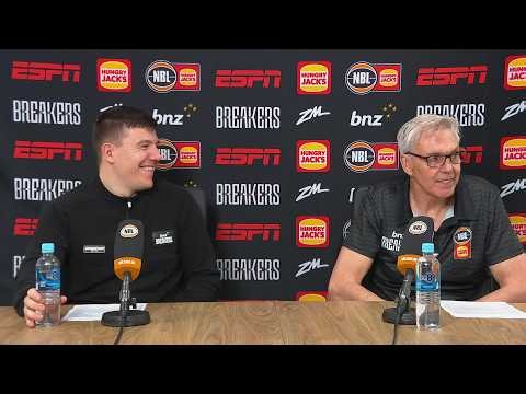 Gordie Herbert and Dejan Vasiljevic press conference vs Adelaide 36ers - Round 3, NBL27