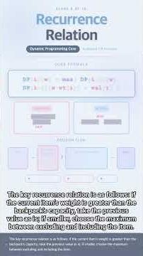 #ALGO 0067 - The Magic of Limited Space! Perfect Explanation of the Knapsack Algorithm