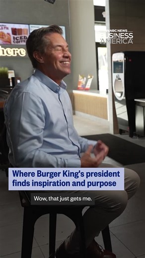 Tom Curtis, the president for Burger King U.S. and Canada, says he finds inspiration in his employees and their success. He sat down with Hallie Jackson to share his pride for NBC News’ Business in… | NBC News