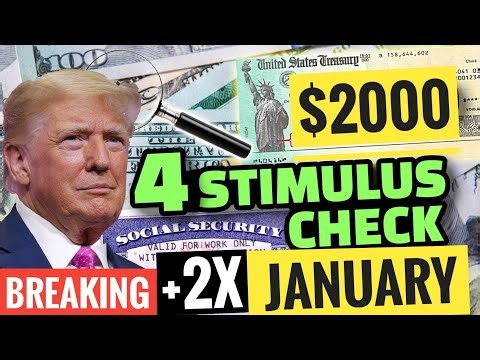 🔥BREAKING 📈$2000 Stimulus Checks💰Sent Out Immediately if?🎉+Social Security JANUARY Pay SSI,SSDI?✅