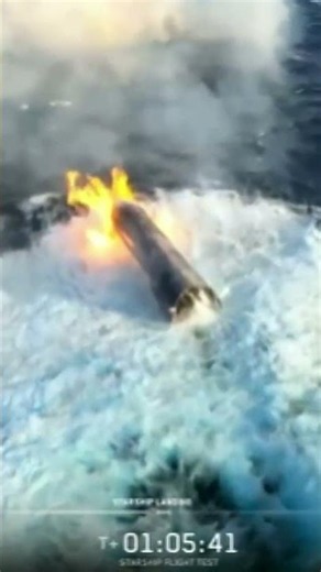SpaceX Starship Splashes Down in Indian Ocean After Test Flight