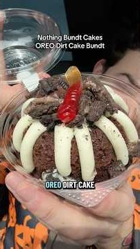 Trying Nothing Bundt Cakes OREO Dirt Cake Bundt #food #fastfood #cake #dessert