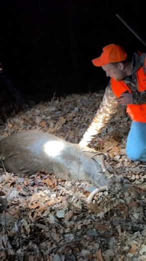 "He's On Our Land!" - Joe's Muzzleloader Buck