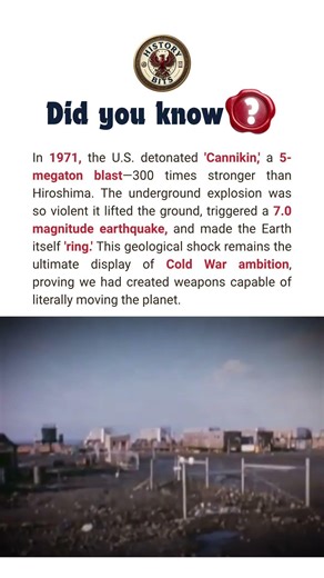 When the Earth Moved: The Cannikin Blast 🌎💥