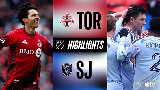 Toronto FC vs. San Jose Earthquakes | Full Match Highlights | Down To The Wire!