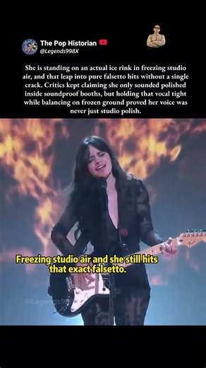 The freezing live stage where she proved her real vocals. #Shorts #CamilaCabello #neverbethesame
