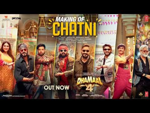 Dhamaal 4: Making Of Chatni (Song) | Ajay Devgn, Arshad,Ritiesh,Jaaved,Ravi | Neelkamal,Aditya,Mamta