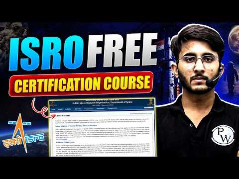 ISRO Free Certification Course 2026 for BTech Students | Apply Online