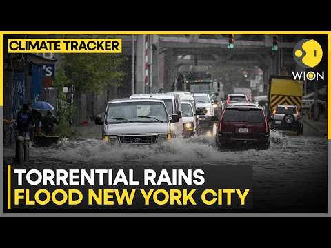 US Floods: Torrential Rains Flood New York City, Flash Floods Swamp Streets In Queens | WION