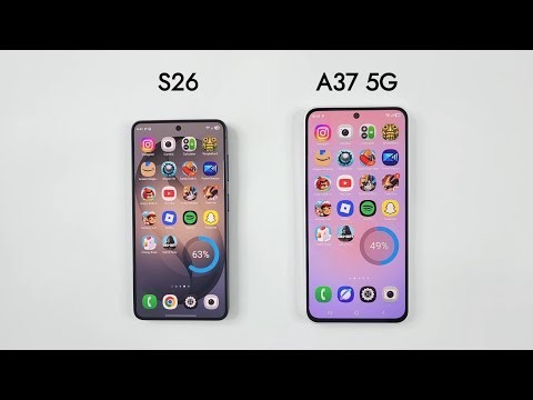 Samsung S26 vs Samsung A37 5G - SPEED TEST!