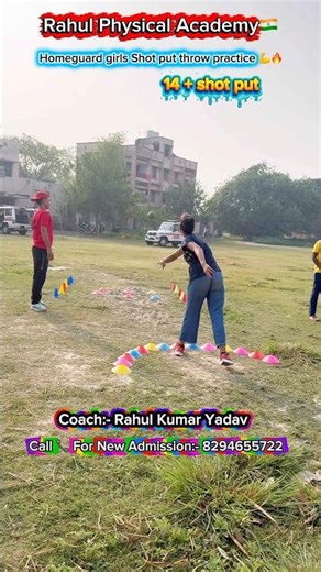 Girls 14+ shot put throw practice💪#viral #shortsviral #trending #bhojpuri #viralvideos #viralreels