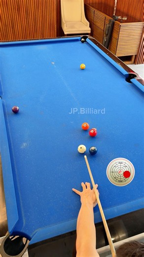 4-Rail Kick Shot #billiards #pool #billiard