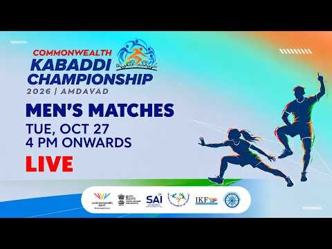 LIVE: Commonwealth Kabaddi Championship 2026 | Men's Fixtures | #KabaddiChampionship2026