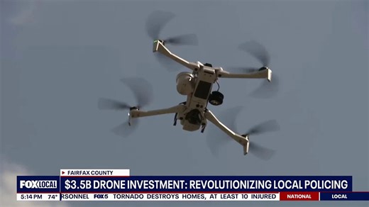 $3.5 billion drone investment revolutionizing policing in Fairfax County