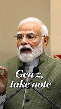 ‘A Shortcut Will Cut You Short': PM Modi's Message to Reel-loving GenZ