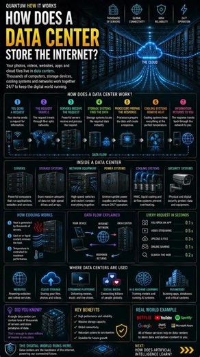 Quantum How It Works | Technology | How Does A Data Center Store The Internet? #howitworks