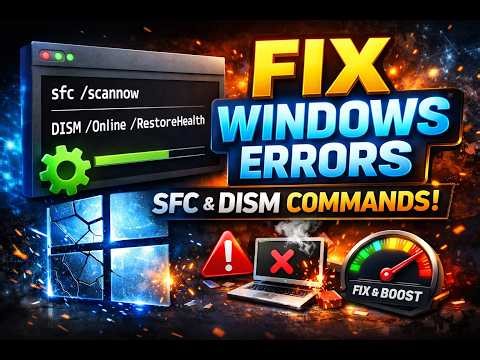 Fix ANY Windows Error in Minutes with This CMD Trick 😳