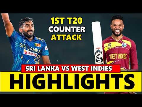 West Indies vs Sri Lanka 1st T20 Match Highlights 2026 | WI VS SL Highlights