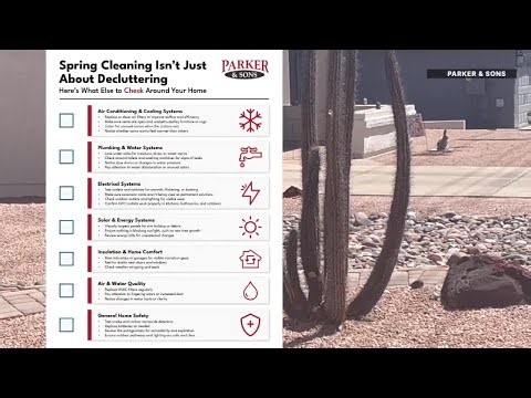 Use a spring home maintenance checklist to save money before the summer heat