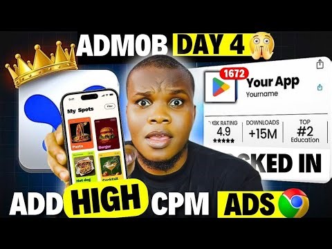 Day 4 of Starting Google AdMob 🤑 How I Monetize App For High CPM 🚀