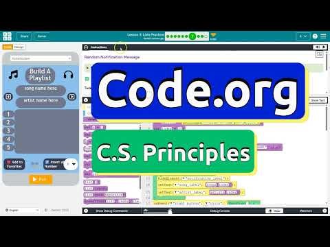 Code.org Lesson 3.7B Lists Practice | New Features | Tutorial with Answers | Unit 6 C.S.P.