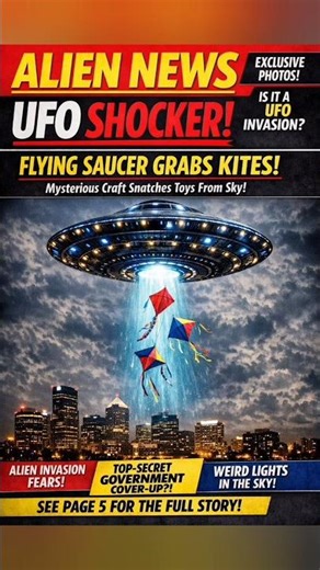 UFO kite rescue | ALIEN saves kite | stop motion short movie | disturbing ending! #cartoon #funny