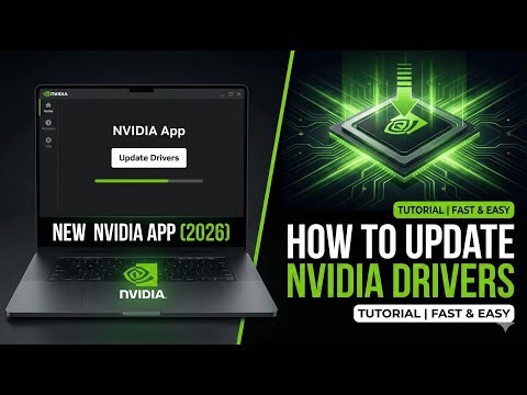 How to Update NVIDIA Drivers (2026) | New NVIDIA App Tutorial
